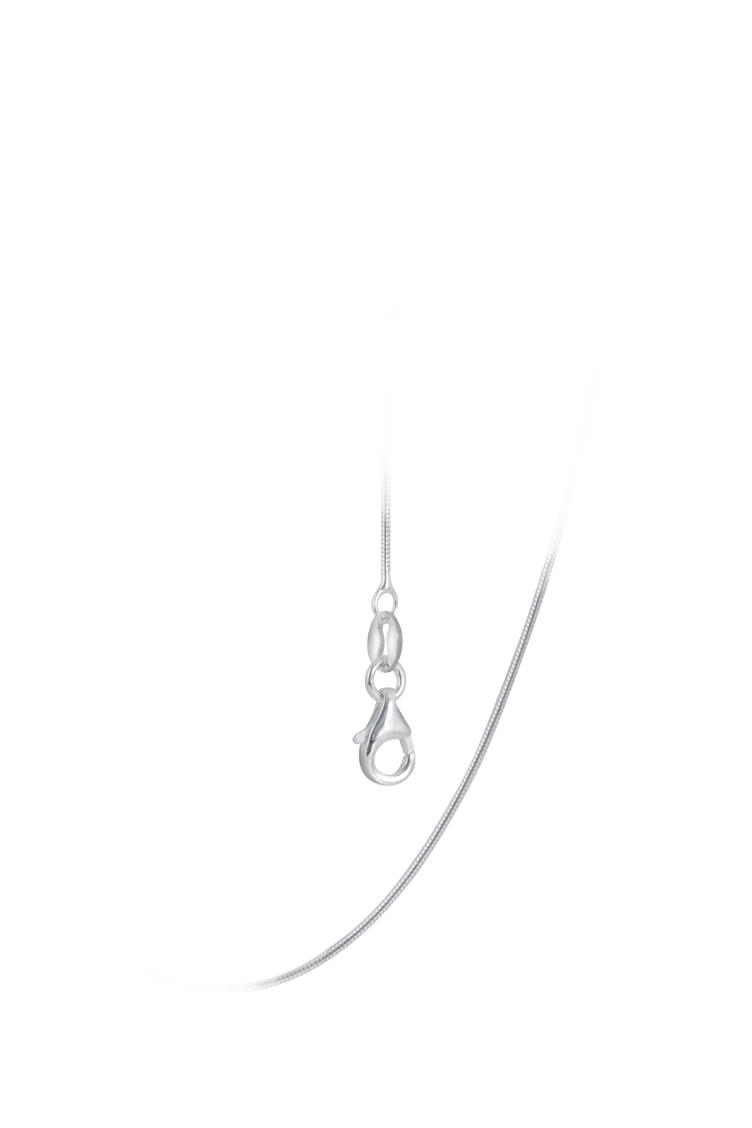 Schlangenkette Silber – Passend für Ascheschmuck Anhänger, 50 cm