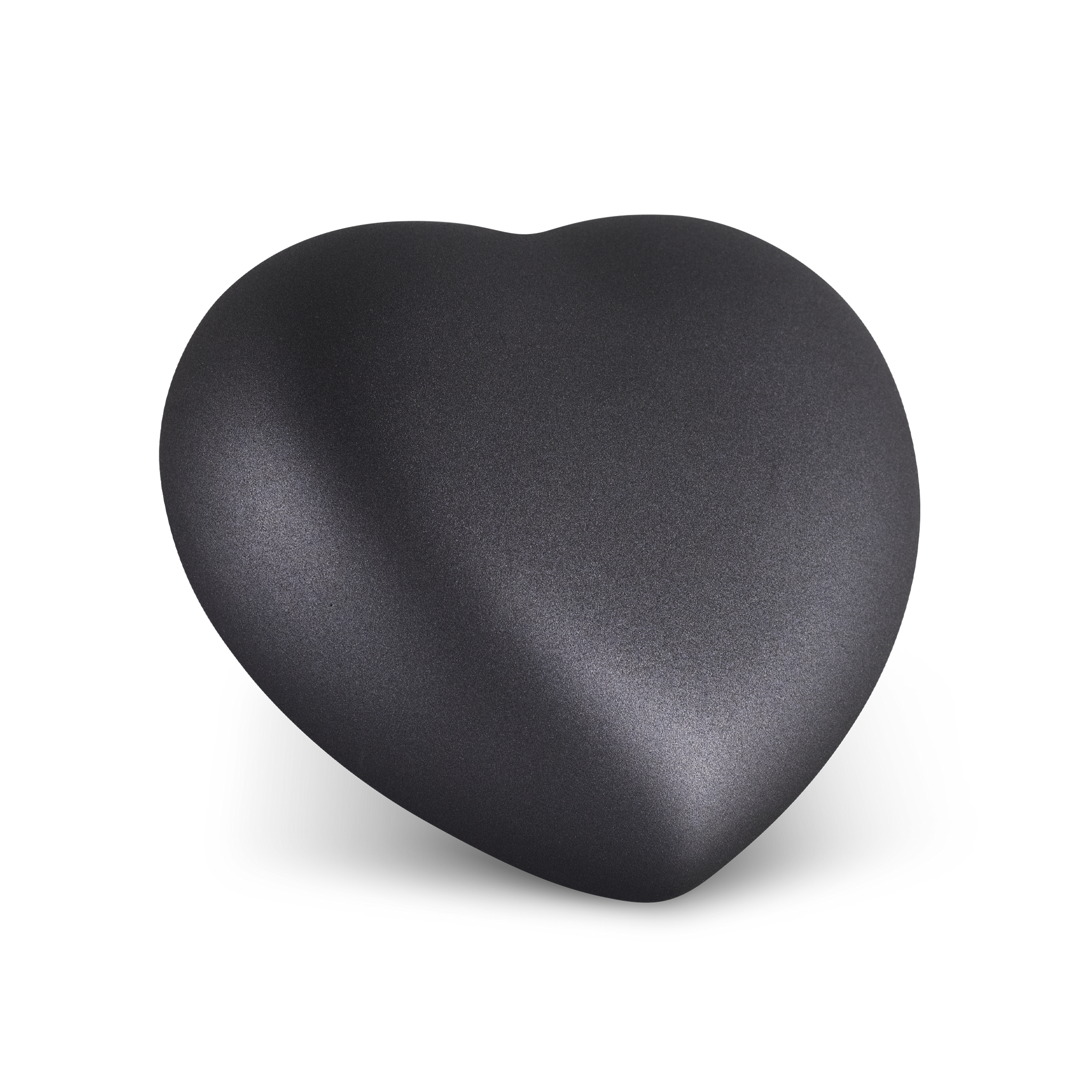 Tierurne - Keramik Herz schwarz 1500ml