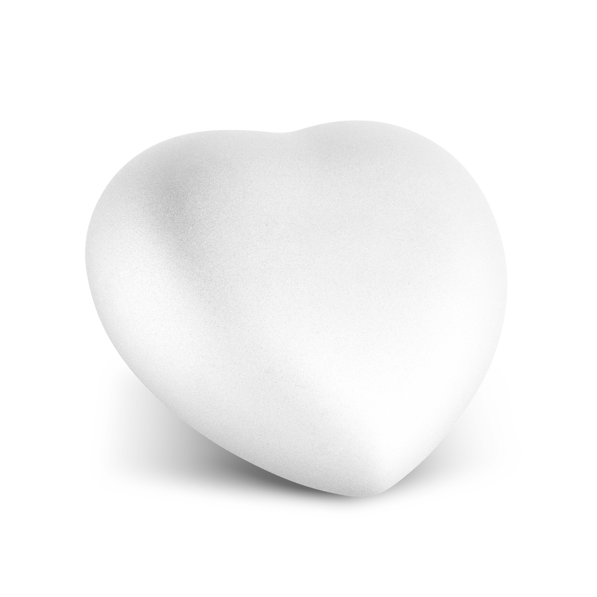 Tierurne - Keramik Herz weiß 1500ml