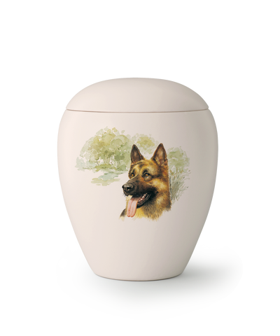 Tierurne - Keramik Hund "Deutscher Schäferhund" 2800ml