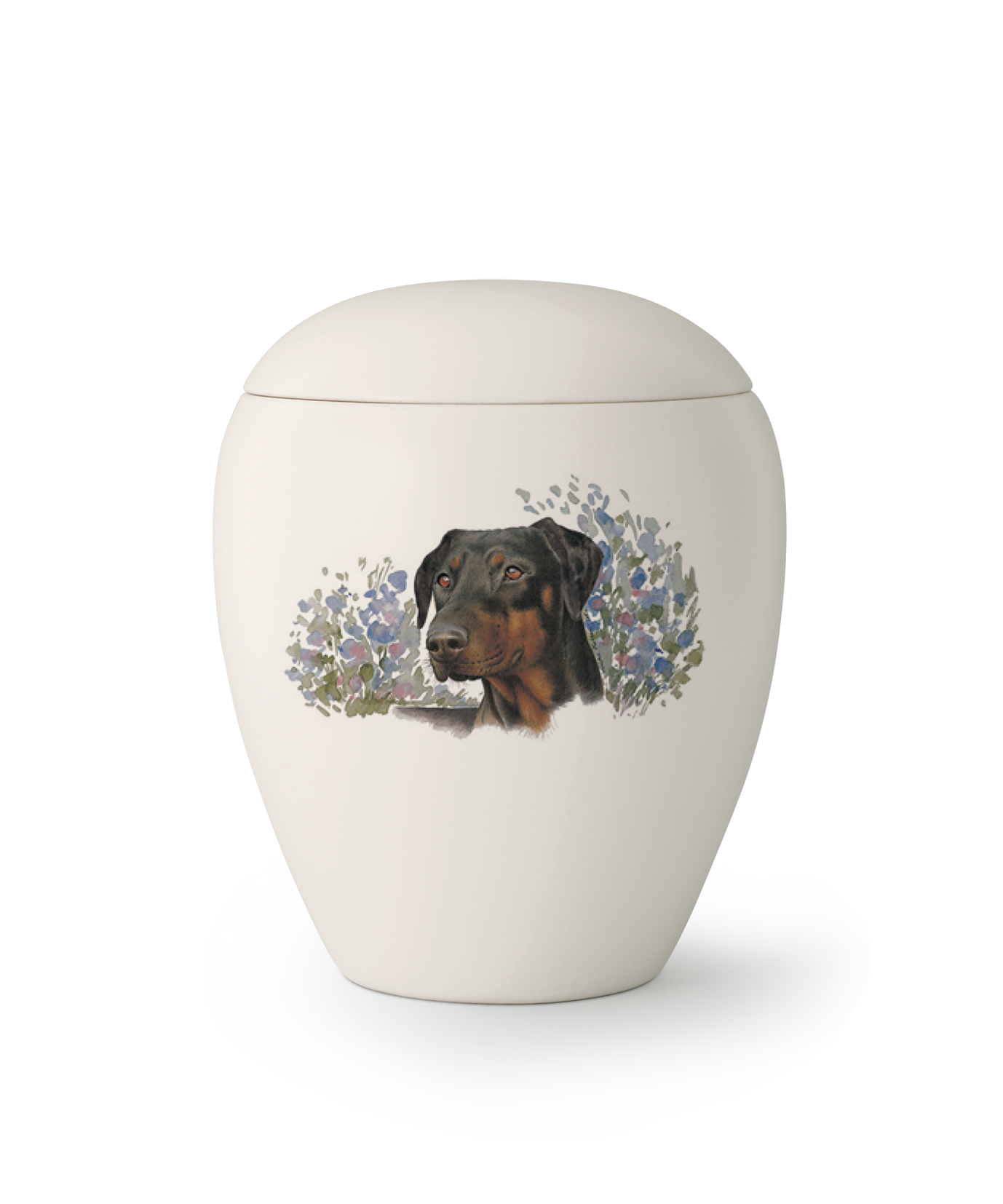 Tierurne - Keramik Hund "Dobermann" 2800ml