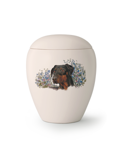 Tierurne - Keramik Hund "Dobermann" 2800ml