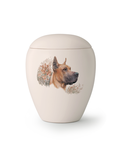 Tierurne - Keramik Hund "Dogge" 2800ml