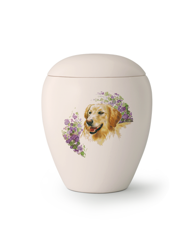 Tierurne - Keramik Hund "Golden Retriever " 2800ml