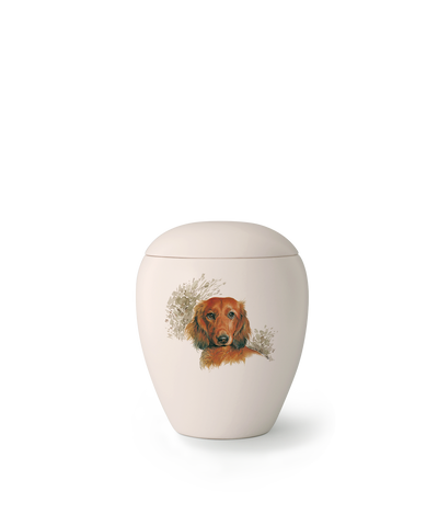 Tierurne - Keramik Hund "Dackel" 500ml