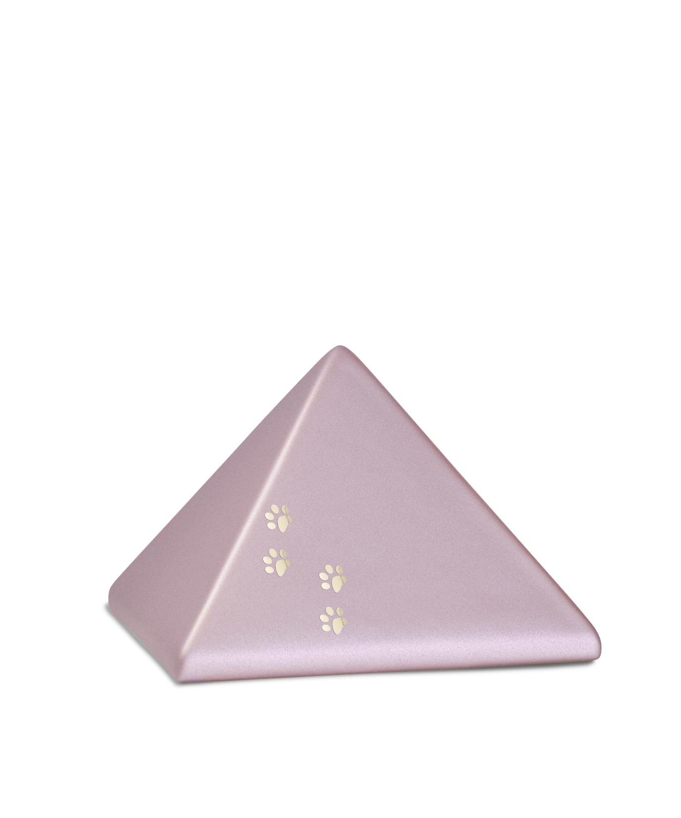 Tierurne - Keramik Pyramide rosé Pfoten 500ml