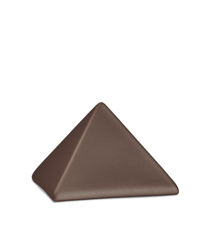 Tierurne - Keramik Pyramide siena 500ml
