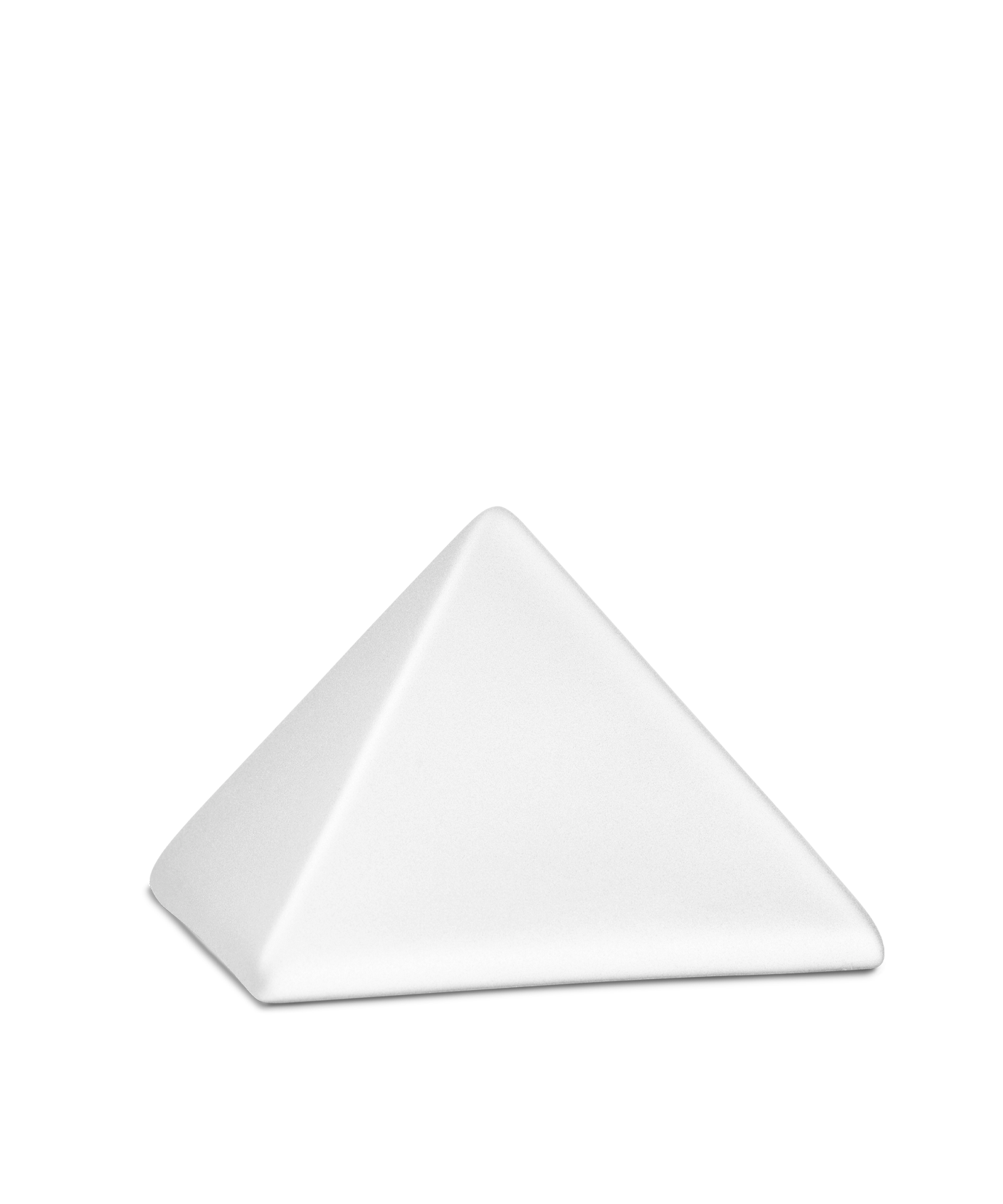 Tierurne - Keramik Pyramide weiß 500ml