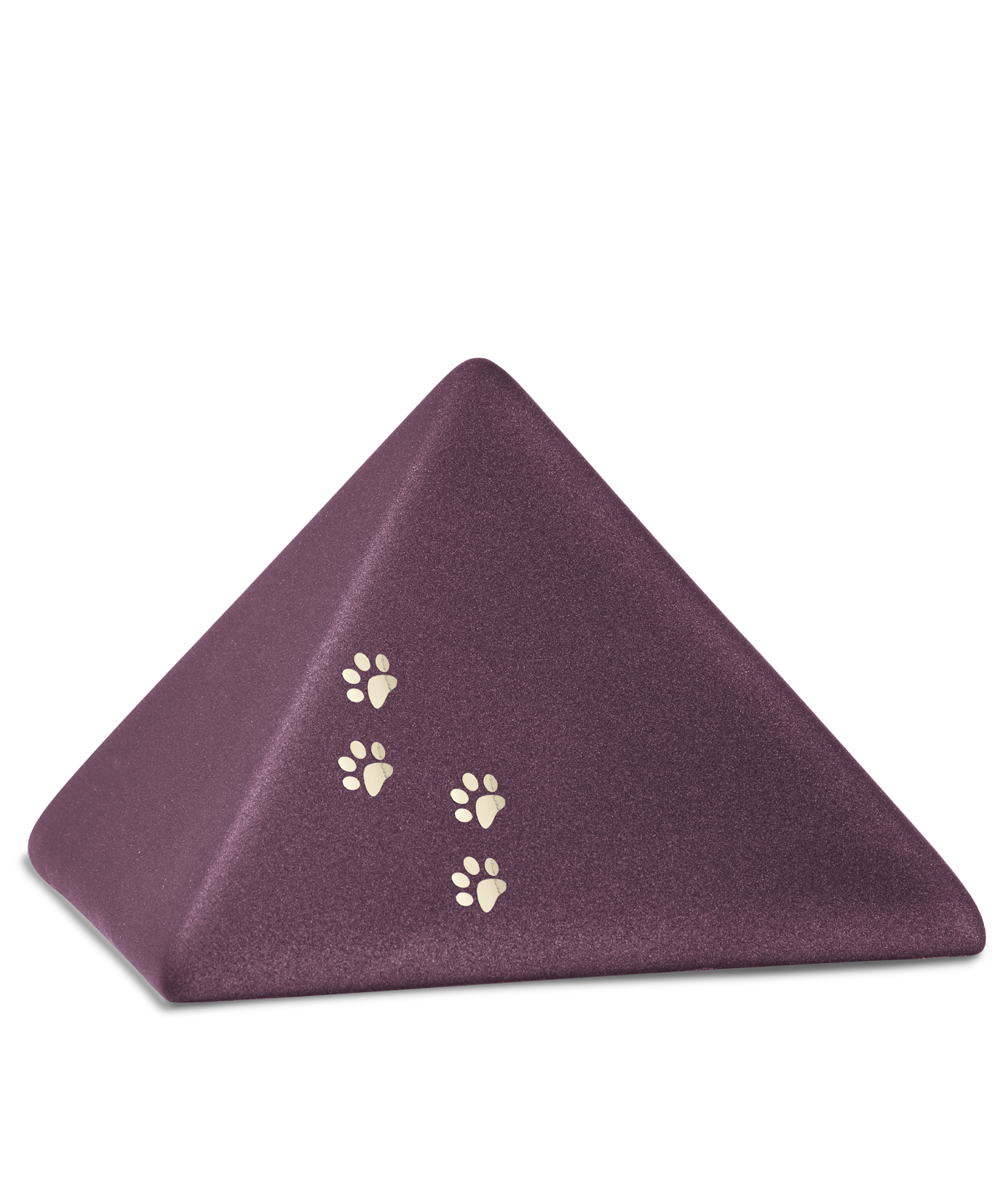 Tierurne - Keramik Pyramide berry Pfoten 1500ml