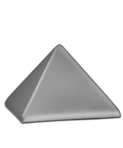 Tierurne - Keramik Pyramide steingrau 1500ml