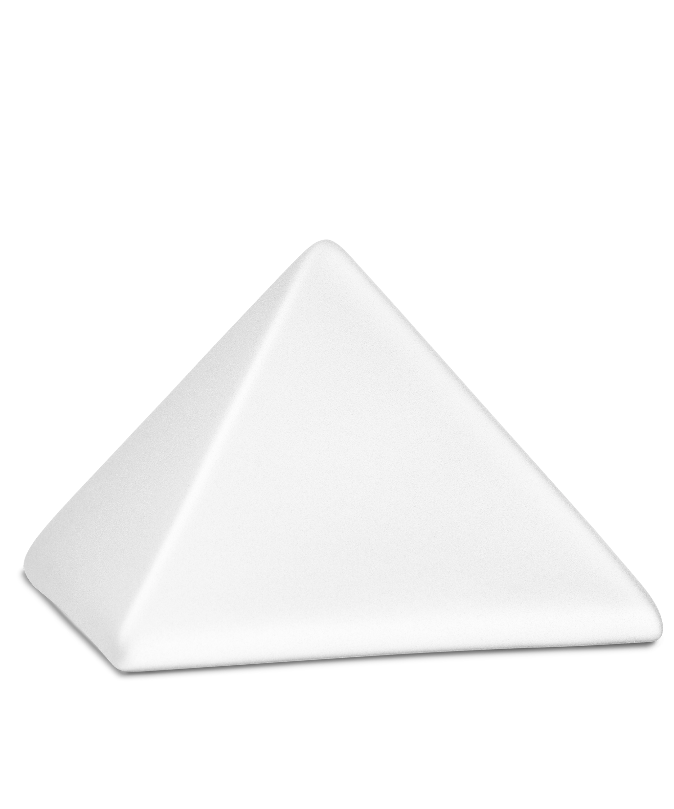 Tierurne - Keramik Pyramide weiß 1500ml