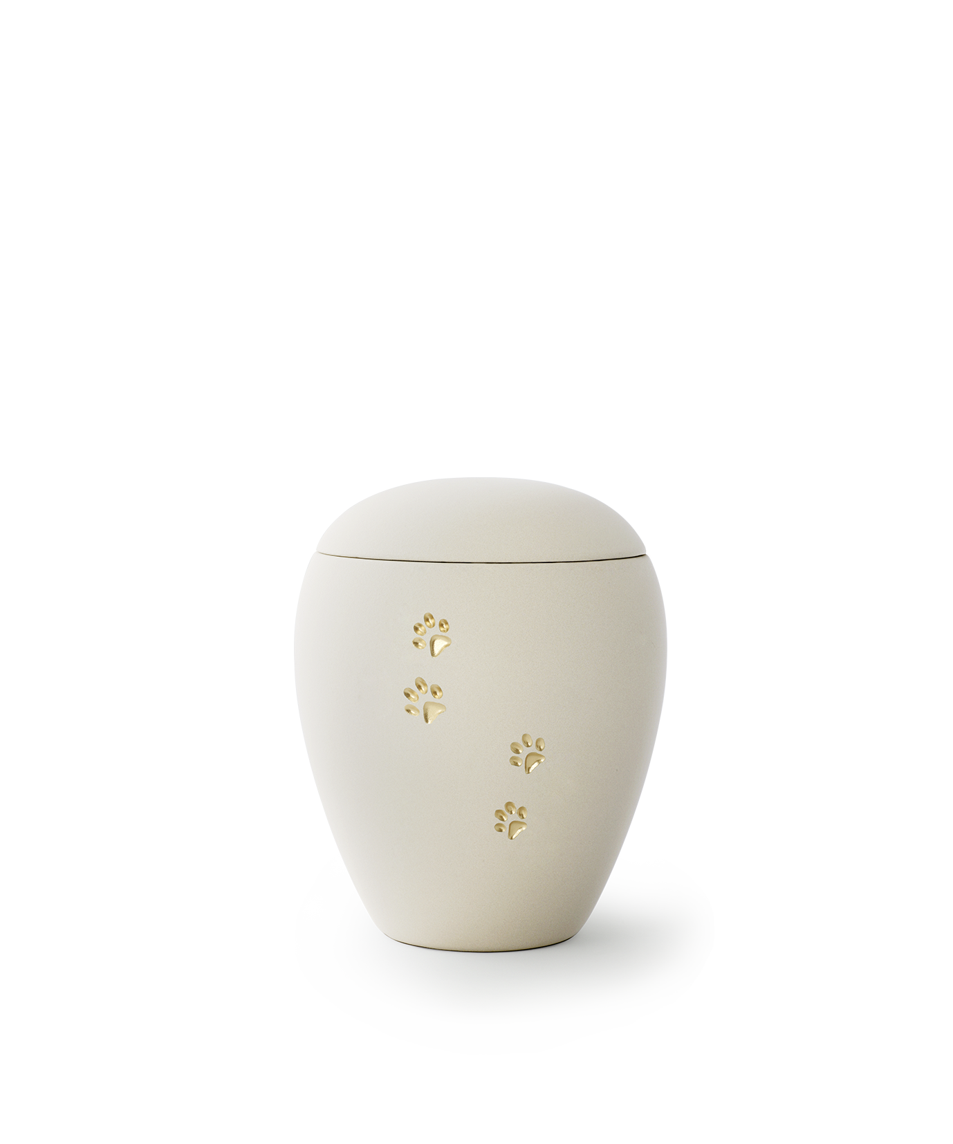 Tierurne - Keramik creme Pfote 500ml
