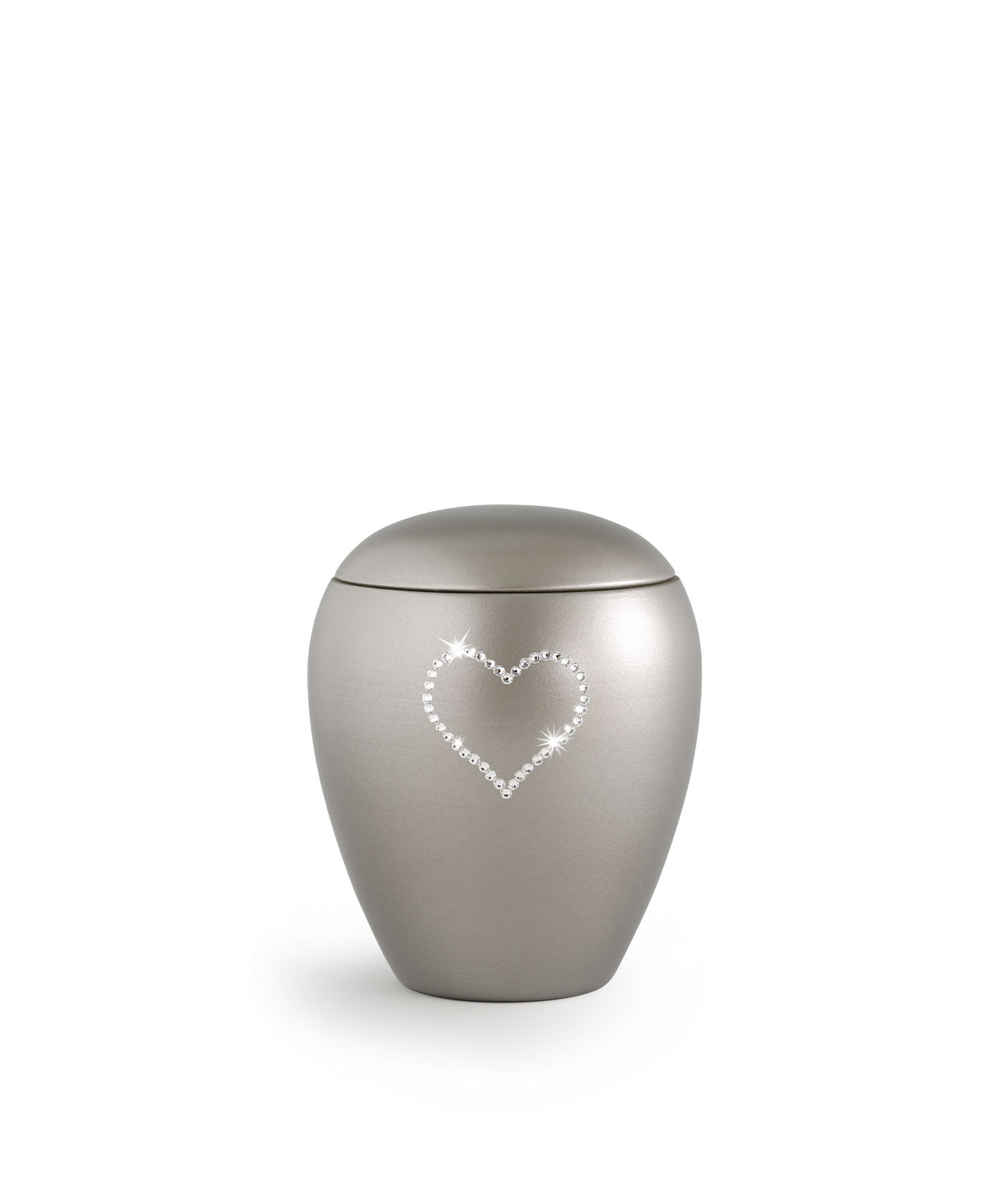 Tierurne - Keramik fumé Herz 500ml