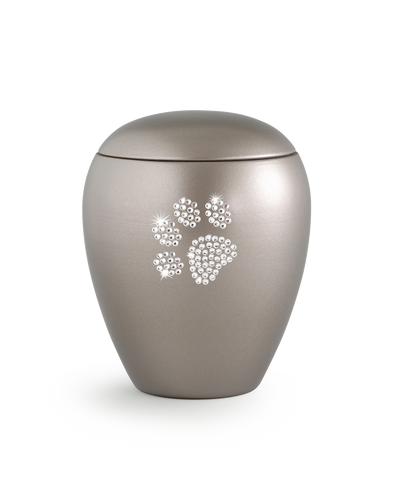 Tierurne - Keramik fumé Pfote 2800ml