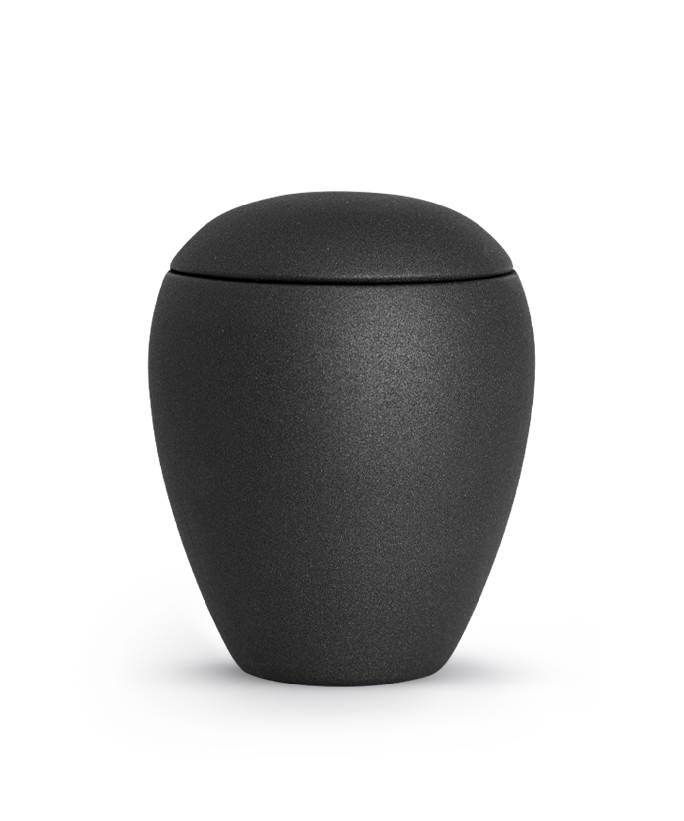 Tierurne - Keramik vevelt schwarz 2800ml