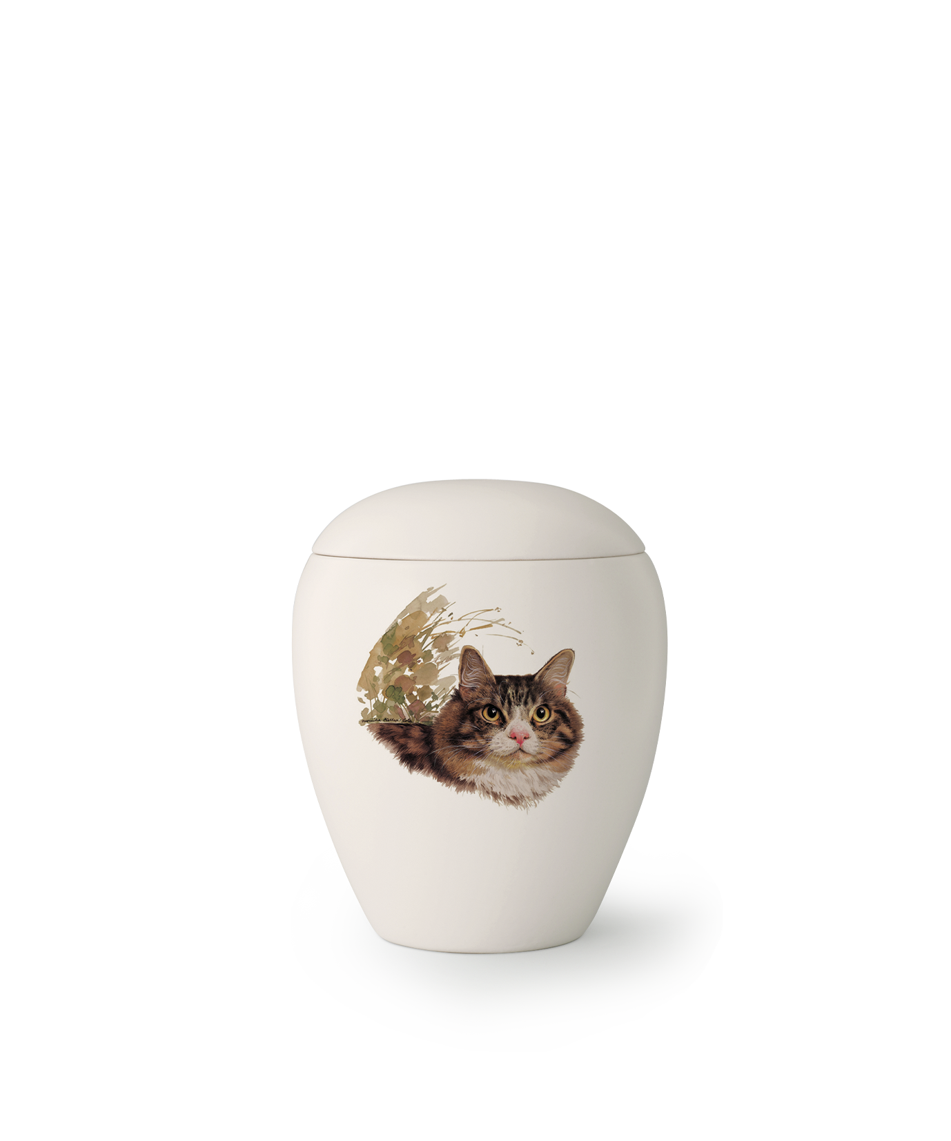 Tierurne - Keramik Katze 500ml