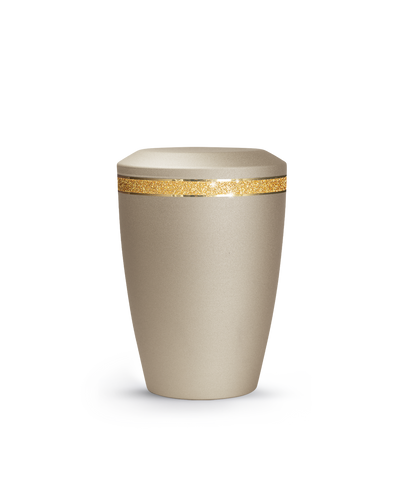 Tierurne - Metall champagner Sparkling Glamour Band gold 1500ml