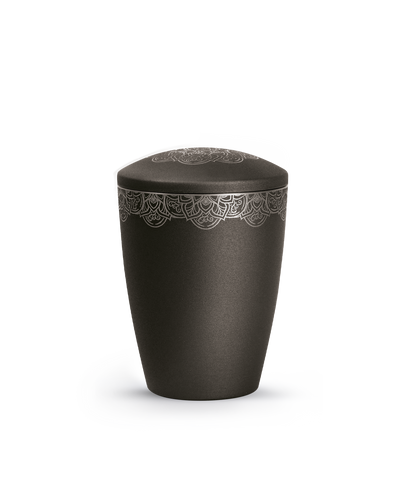 Tierurne - Metall schwarz Mandala 1500ml